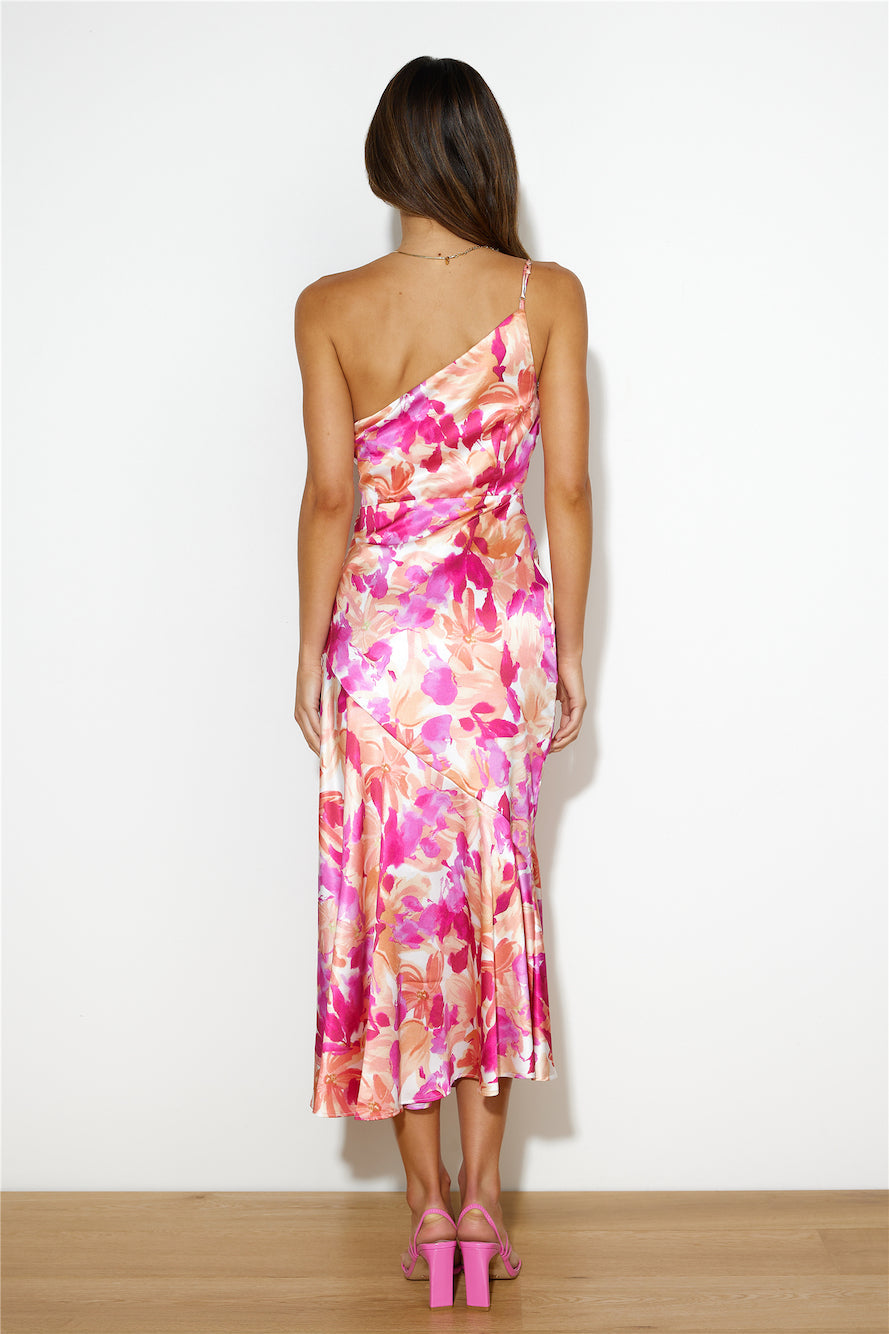 Aeris | Robe Longue Asymétrique Fleurie