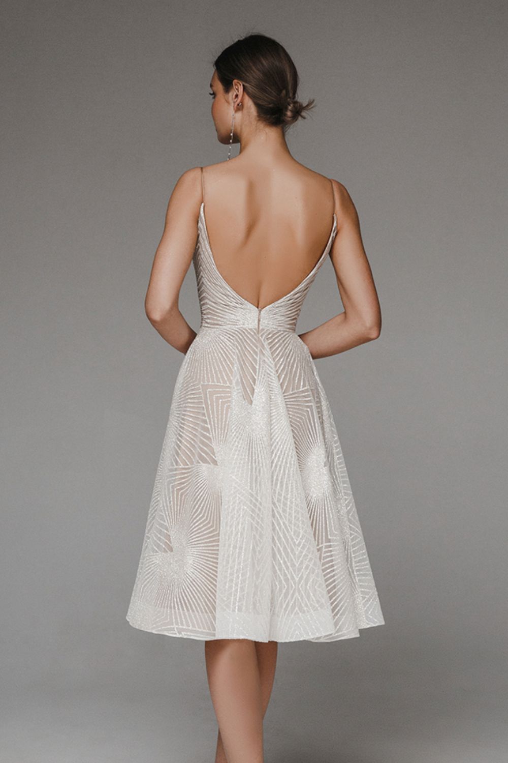 Elsa | Robe Brodée Dos en V