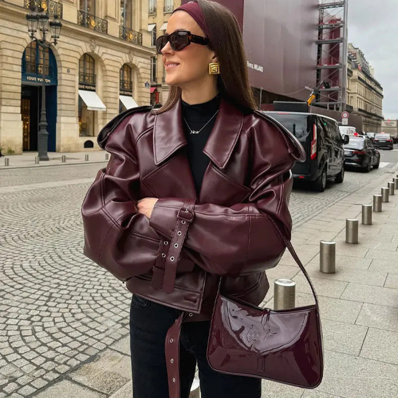 JOAN I VESTE EN CUIR