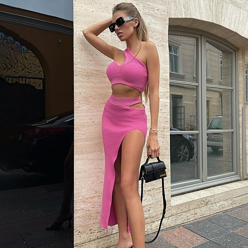 Lila| Ensemble Taille Haute avec Fente