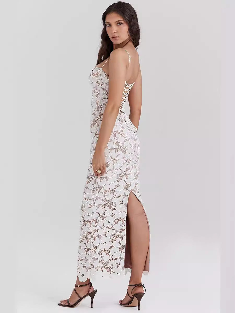 Maddie | Robe Longue en Dentelle