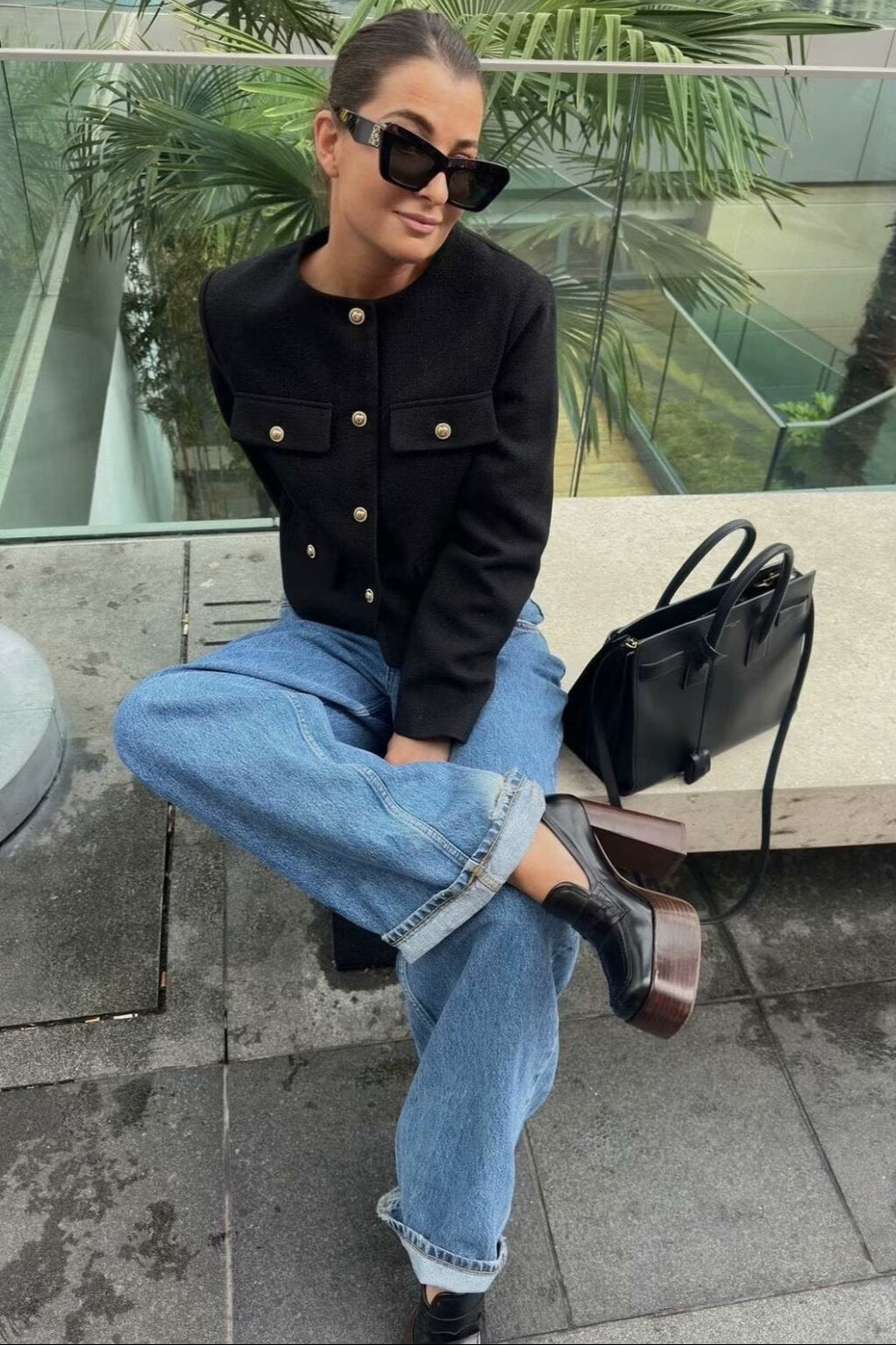 Camille | VESTE CROPPED VINTAGE