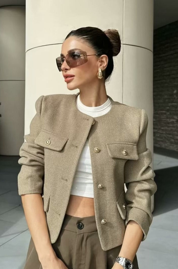 Camille | VESTE CROPPED VINTAGE