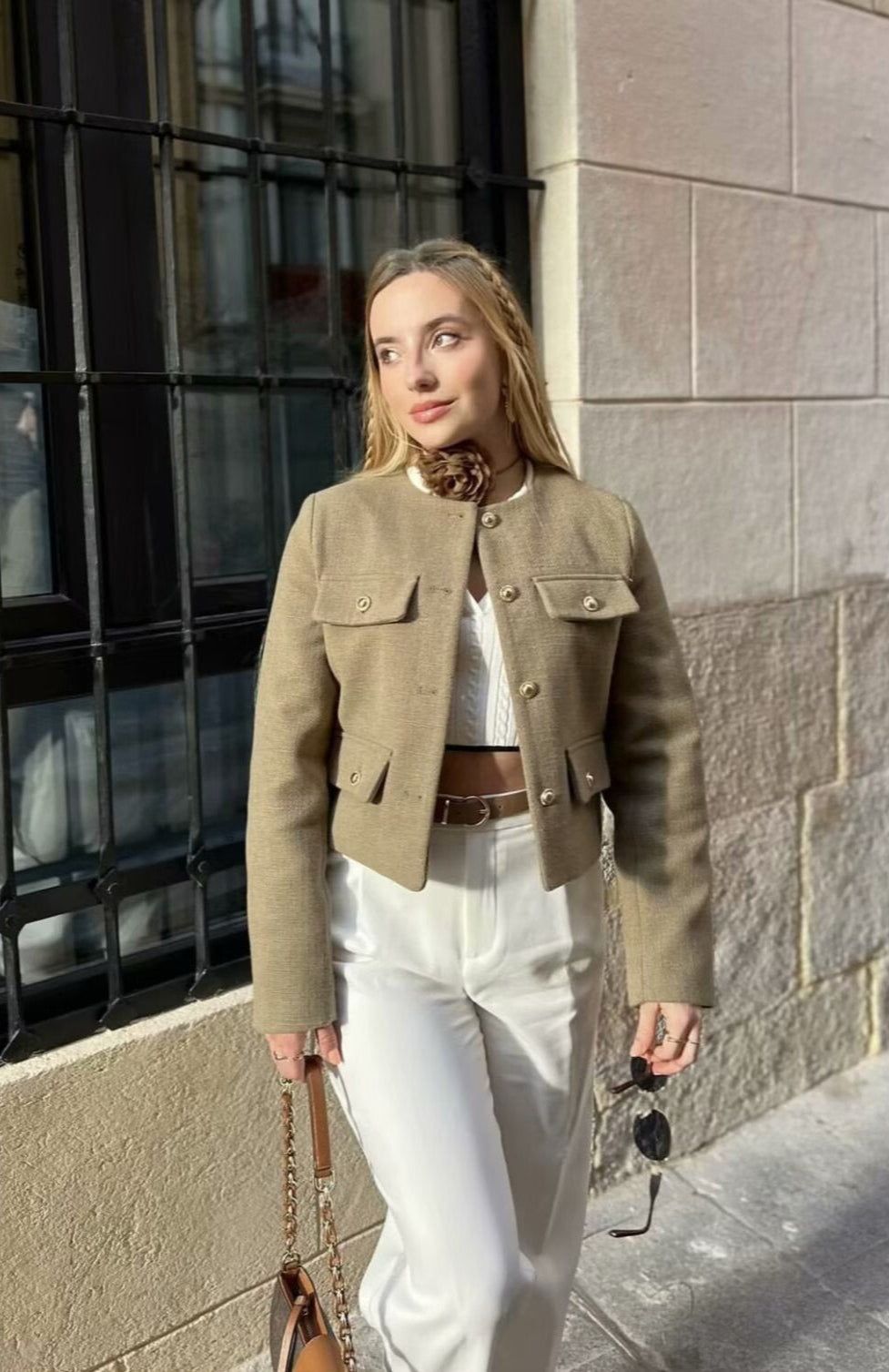 Camille | VESTE CROPPED VINTAGE
