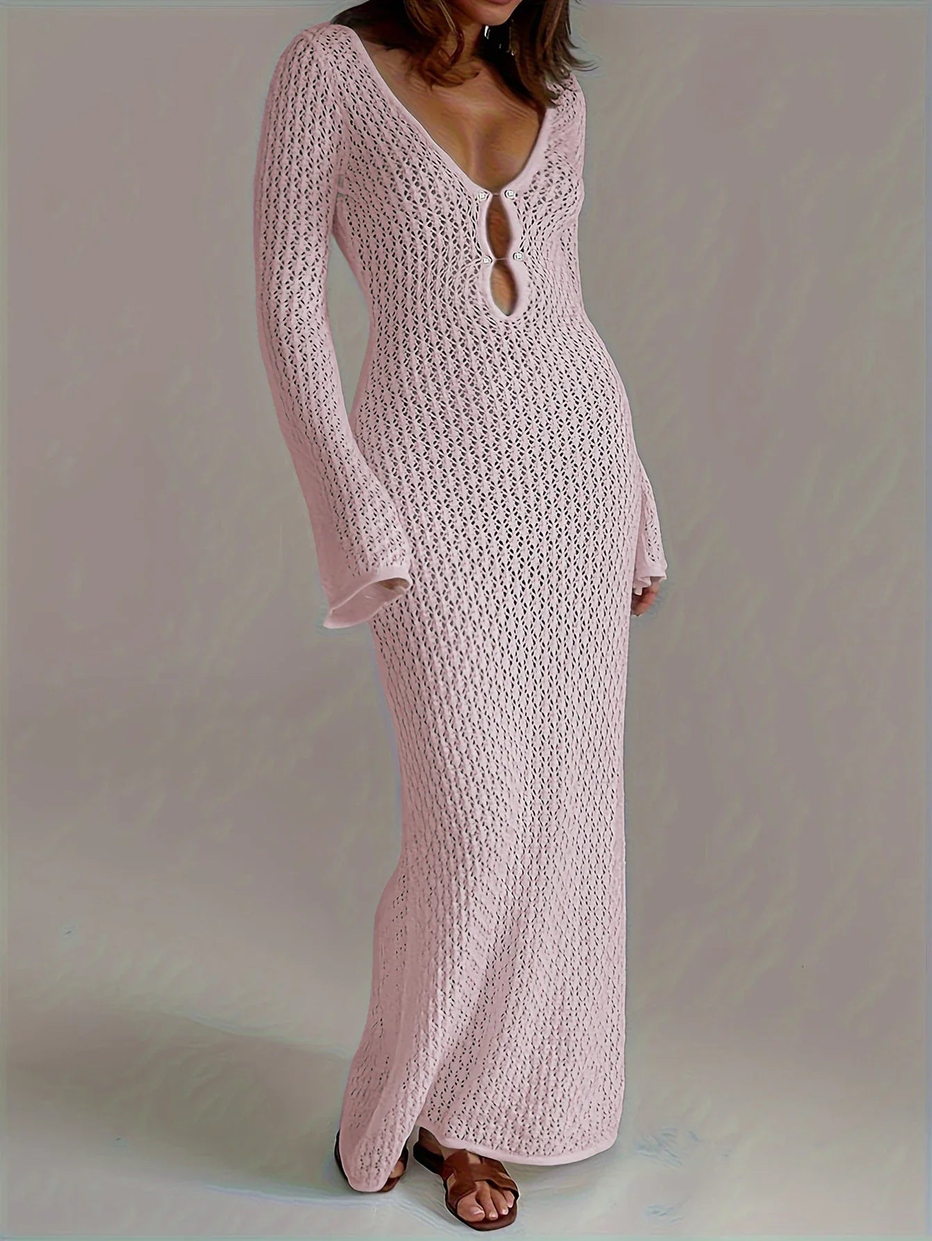 Lyra | Robe Longue Crochet Bohème