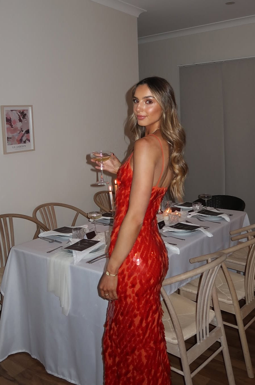 Isla | Robe à Paillettes Dos Nu