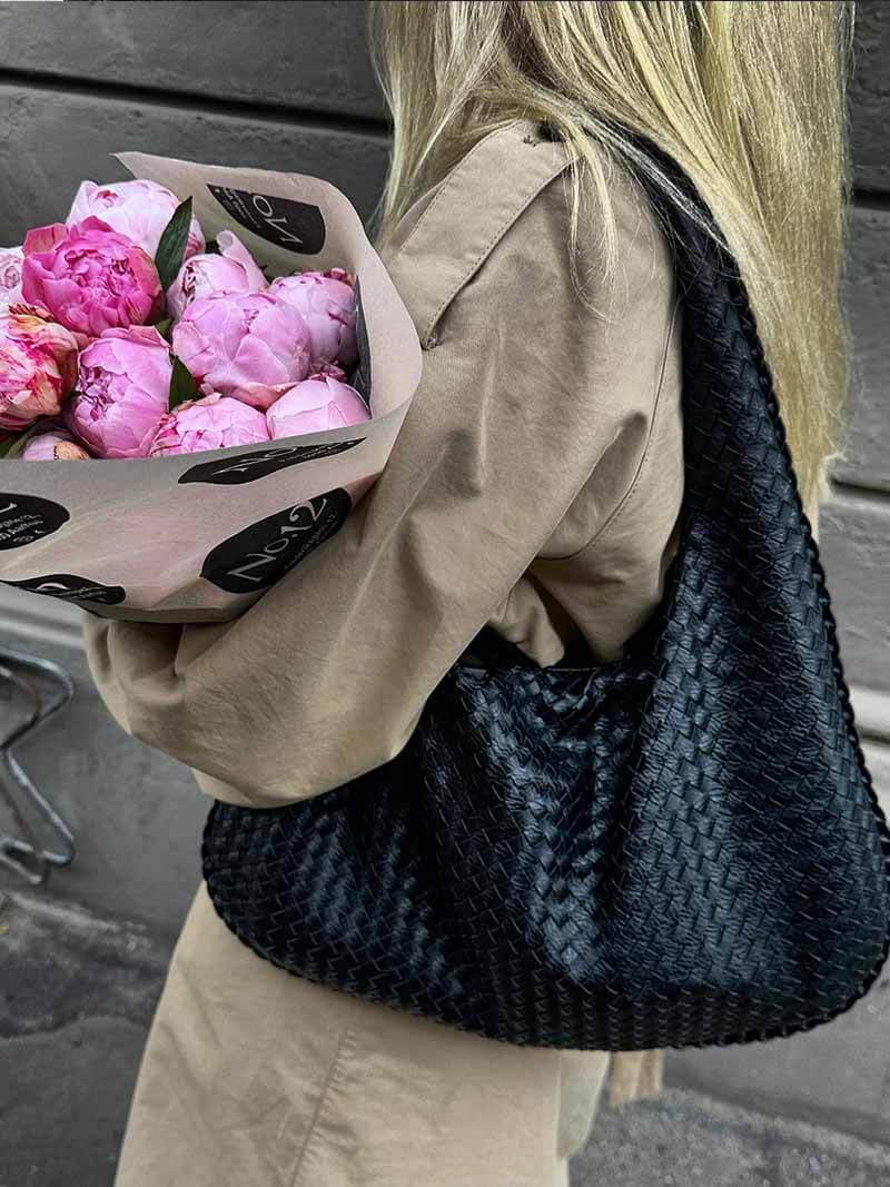 Esmay | Sac Épaule Tressé Souple