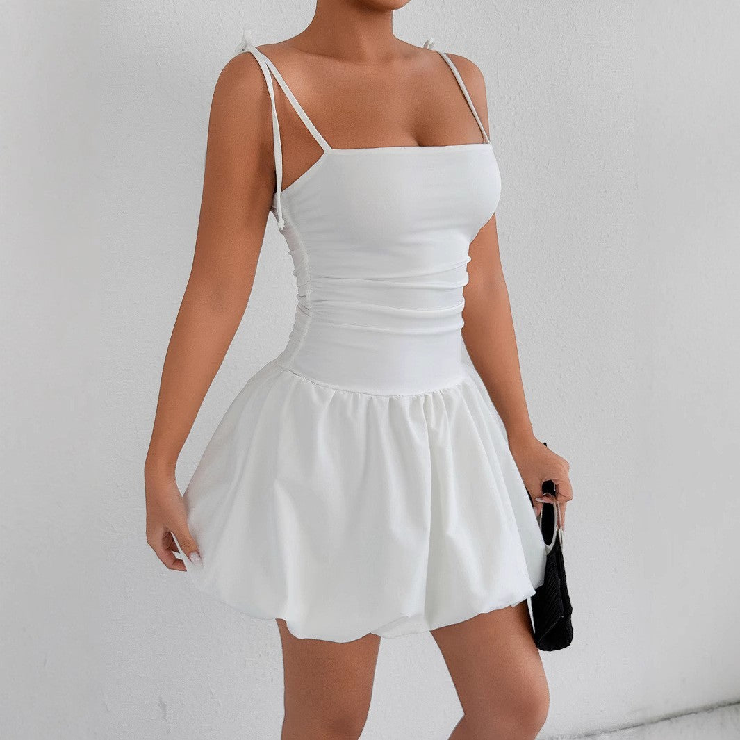 Silka | Robe Courte Bustier Froncée