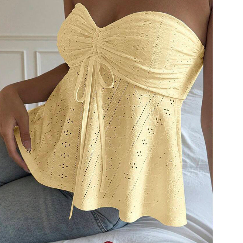 Vanya | Haut Bustier Jacquard
