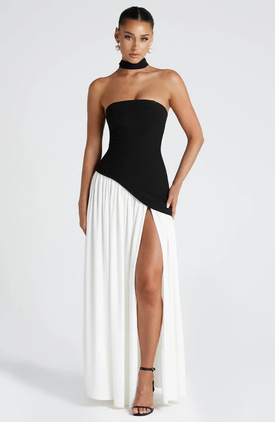Micah | Robe Longue Fendue Élégante