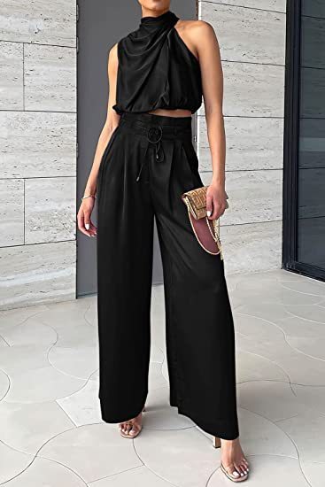 Miley | Ensemble Satiné Dos Nu Femme
