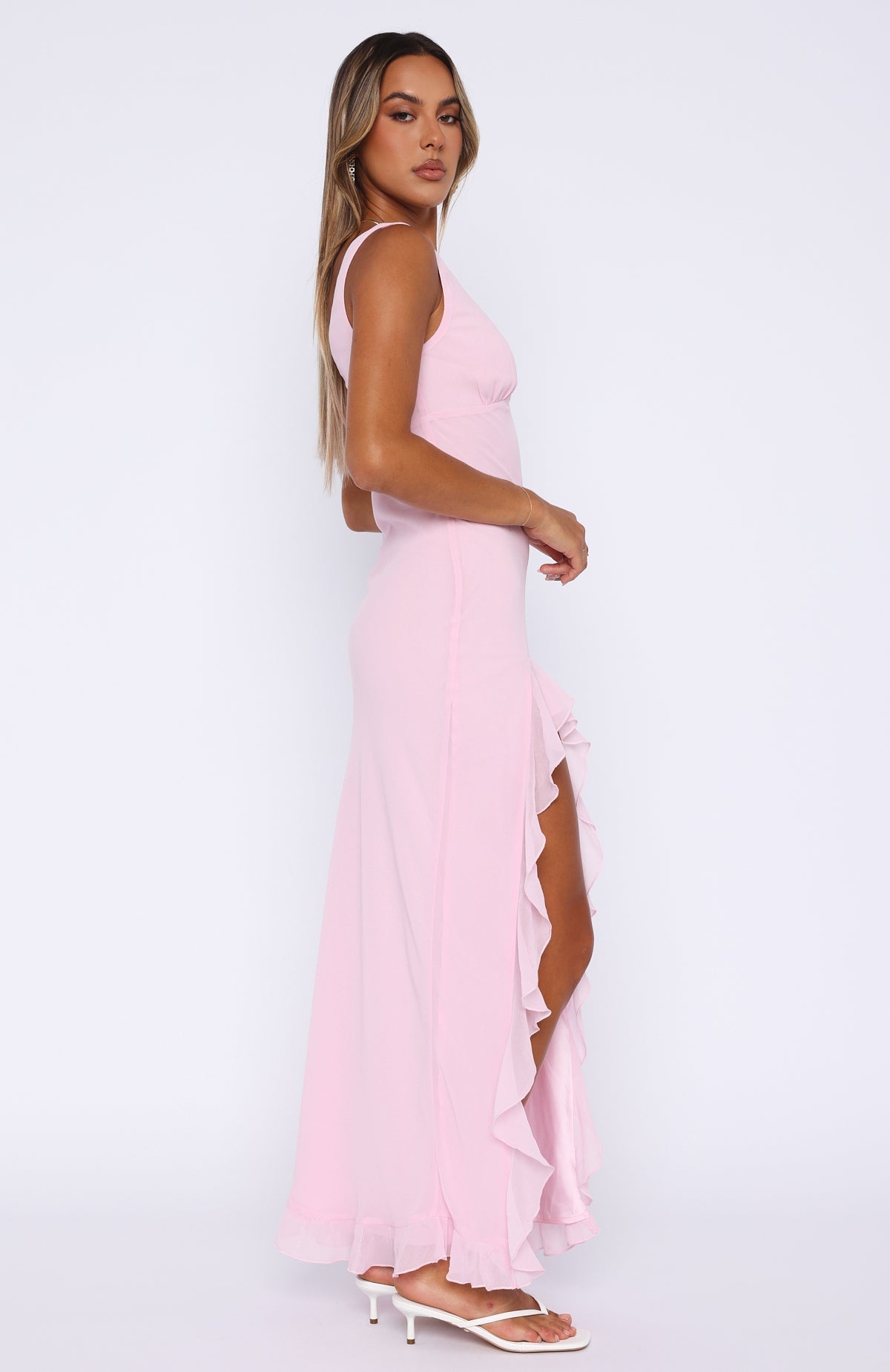 Olyne | Robe Longue à Col en V