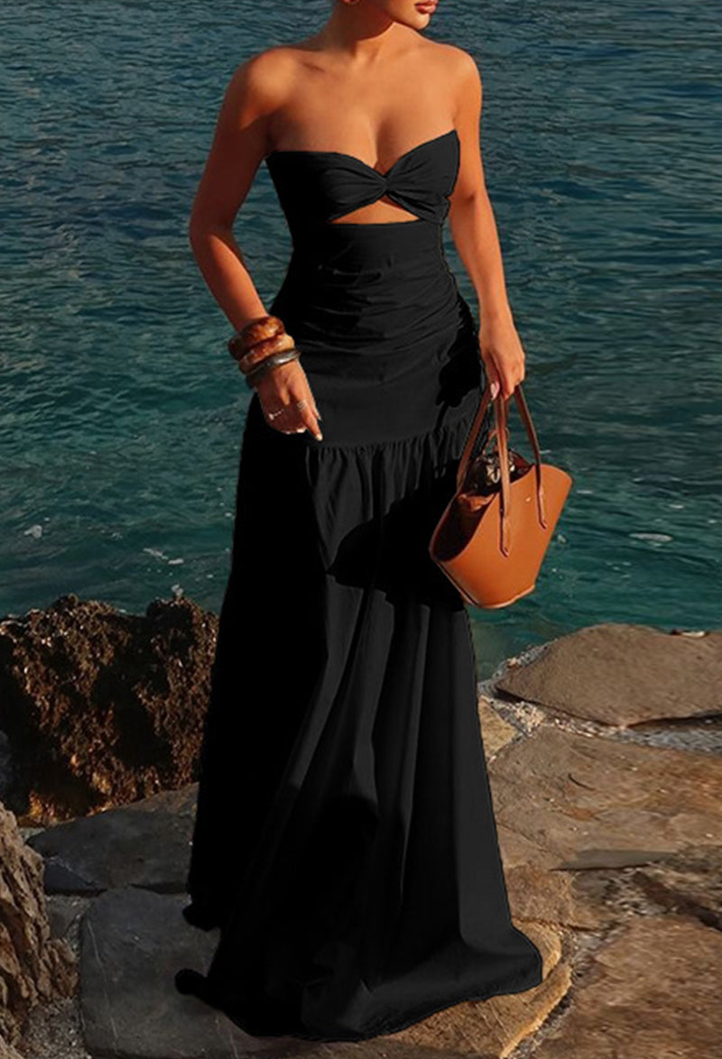 Fira | Robe Bustier Longue Elégante