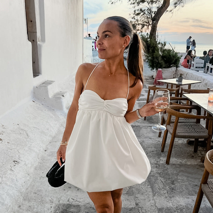 Freya | Robe Courte Bustier Bouffante