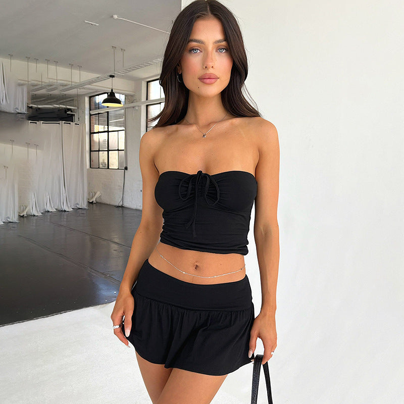 Heidi | Ensemble Bustier et Jupe Plissée