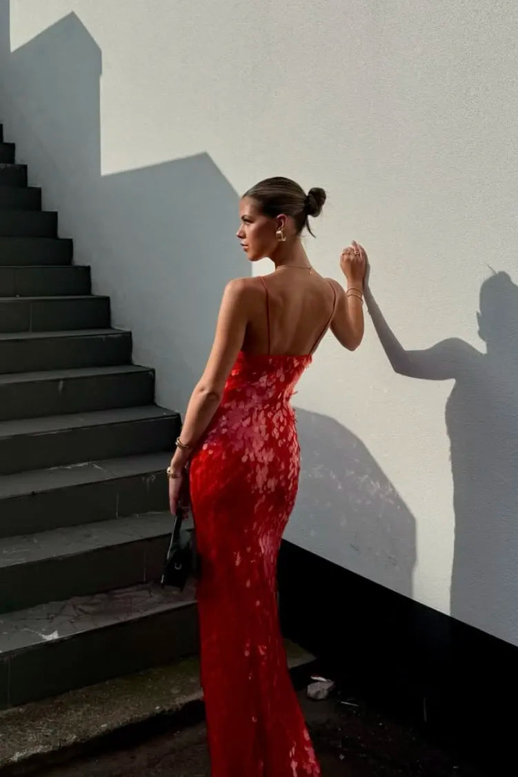 Isla | Robe à Paillettes Dos Nu