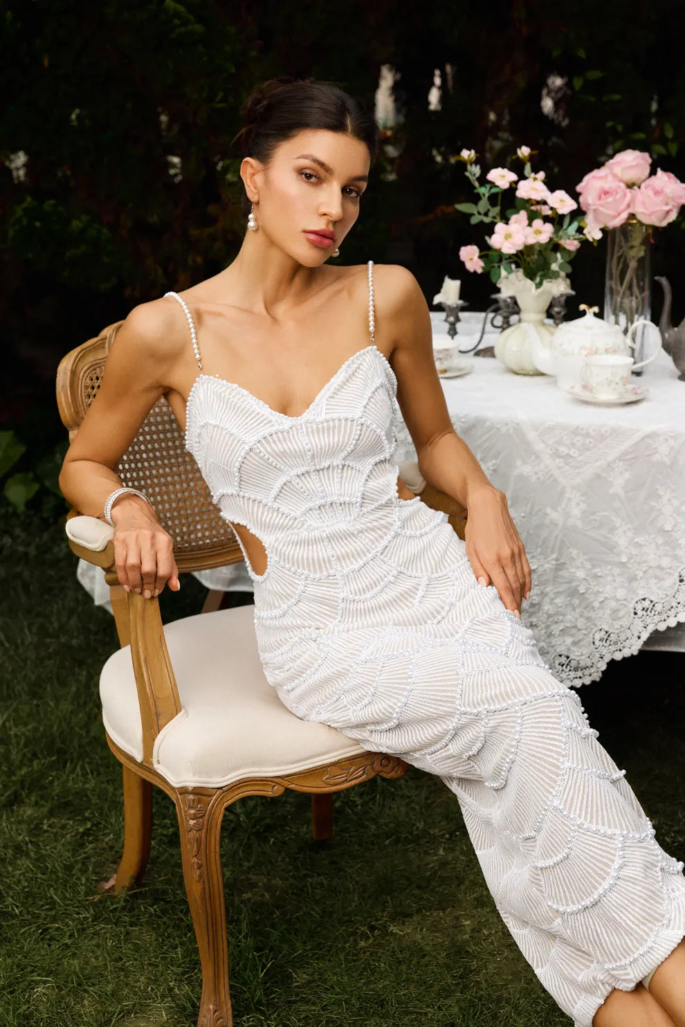 Sara | Robe de Soirée à Perles