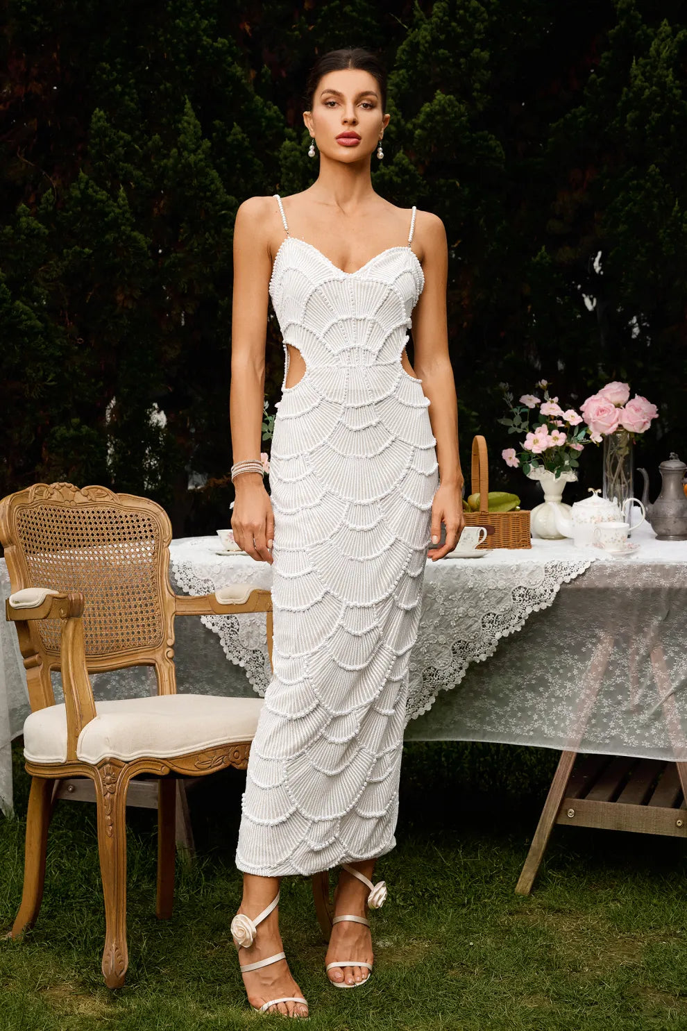 Sara | Robe de Soirée à Perles