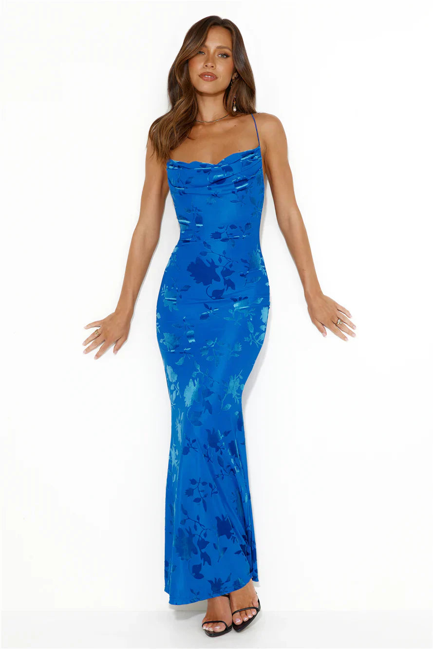 Sonia | Robe Longue Dos Drapé