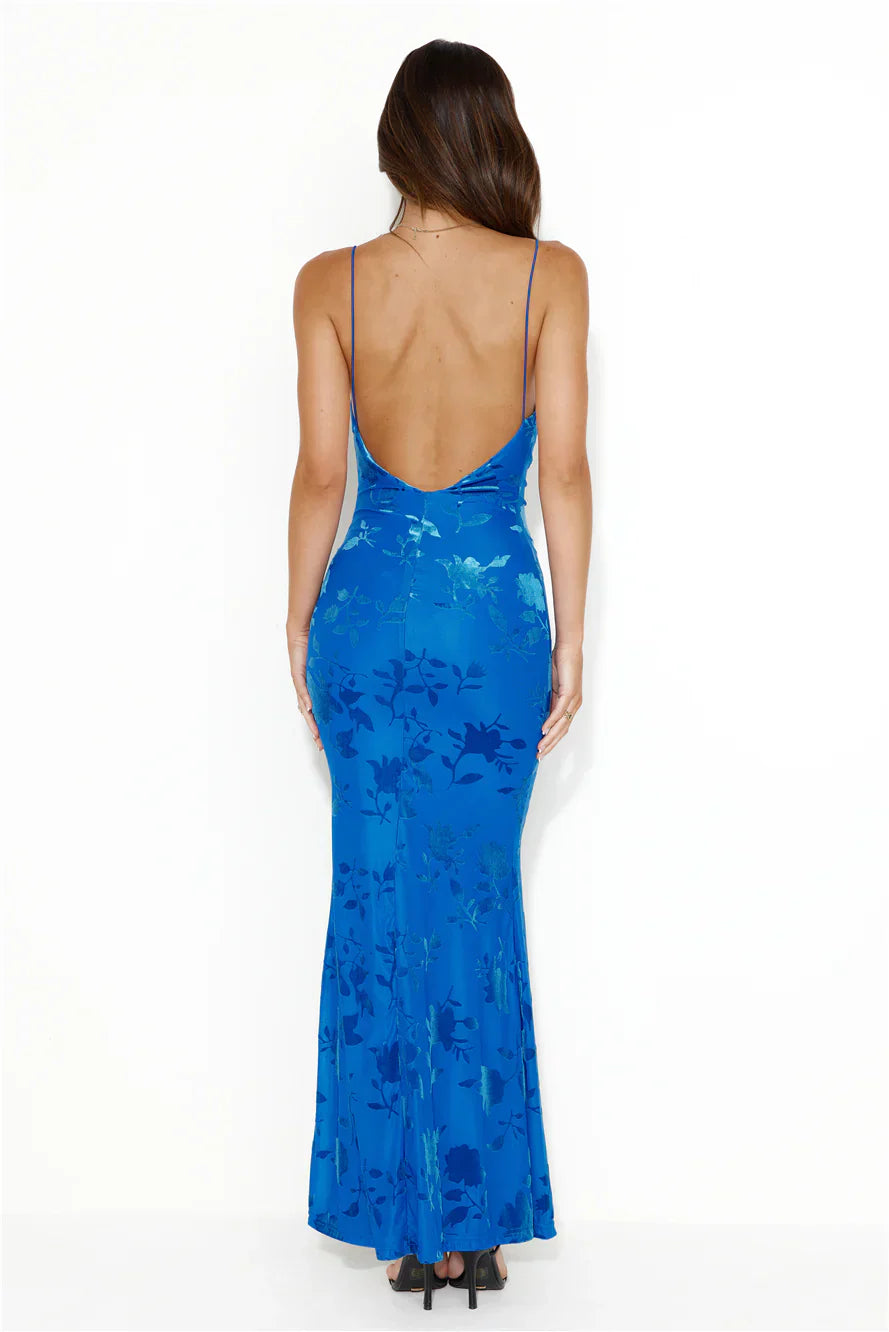 Sonia | Robe Longue Dos Drapé
