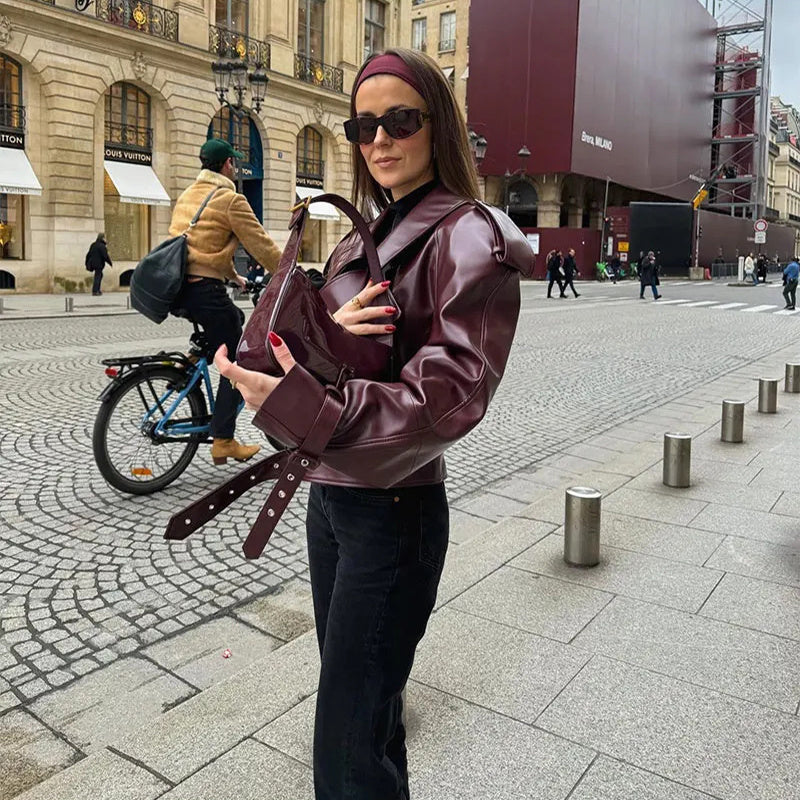 JOAN I VESTE EN CUIR