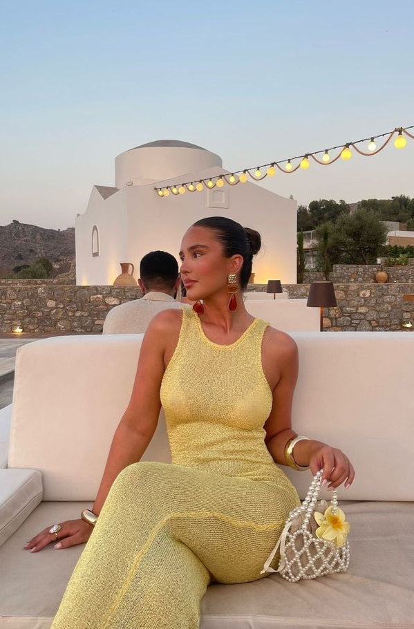 MAUDE | ROBE LONGUE SANS MANCHES