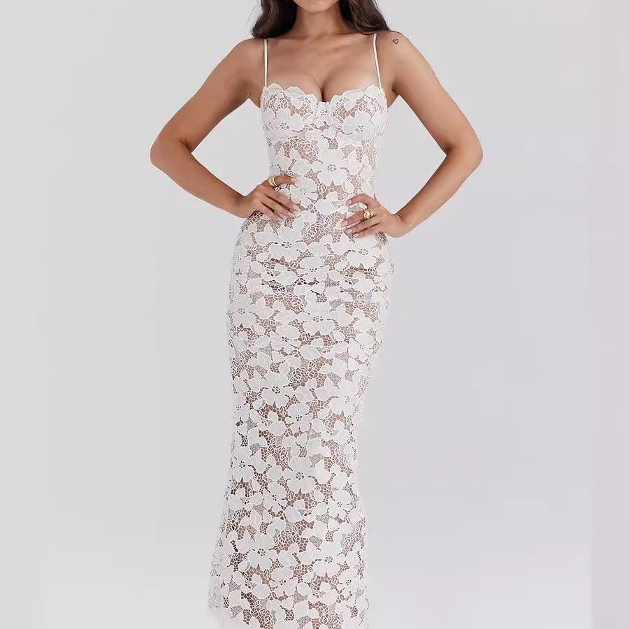 Maddie | Robe Longue en Dentelle
