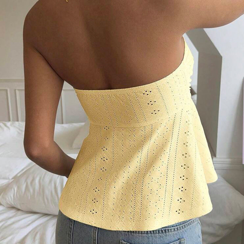 Vanya | Haut Bustier Jacquard