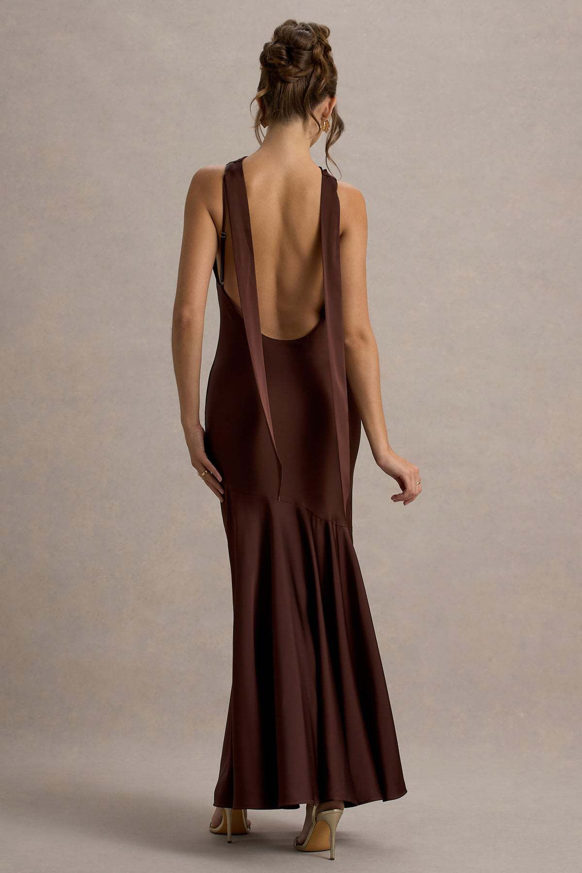 Elya | Robe Longue Évasée Dos Nu