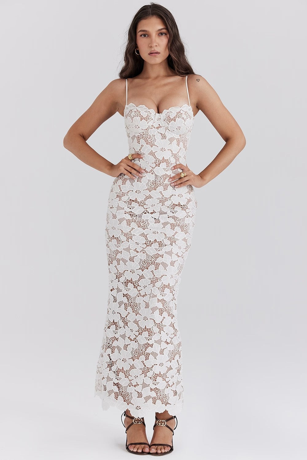 Maddie | Robe Longue en Dentelle