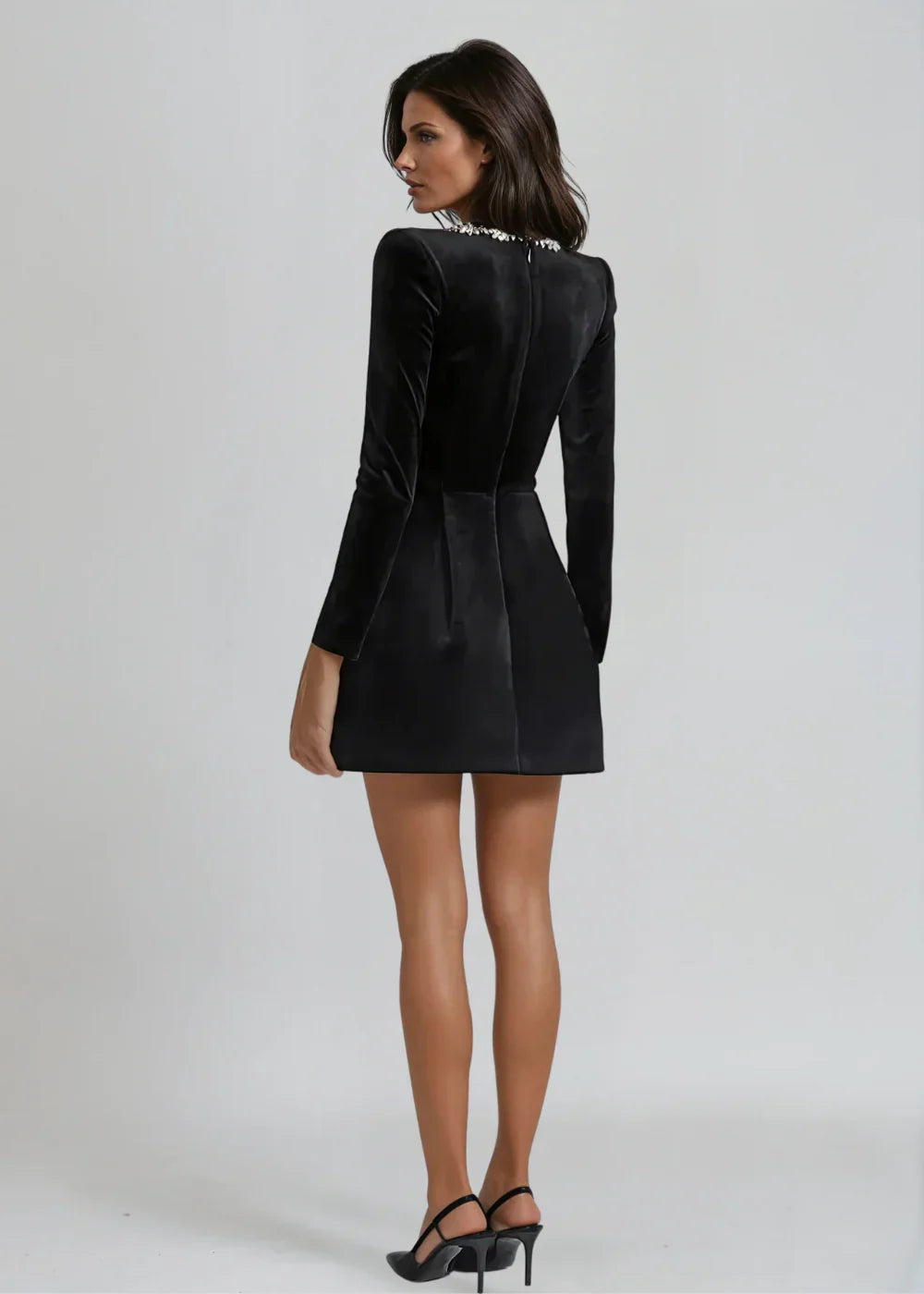Vera | Robe Courte à Col Carré