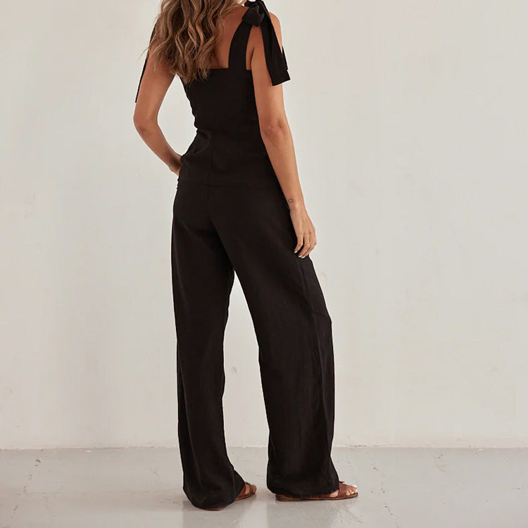 Fiona | Ensemble Pantalon Taille Haute