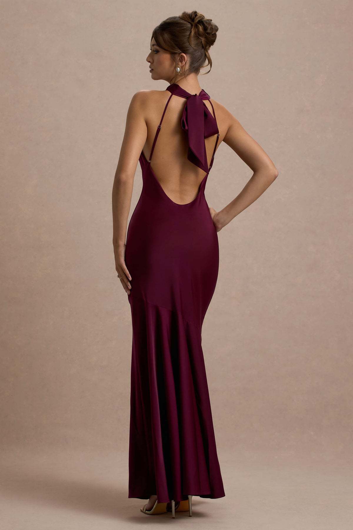 Elya | Robe Longue Évasée Dos Nu