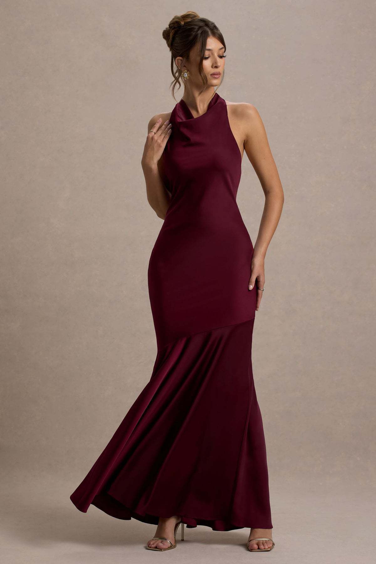 Elya | Robe Longue Évasée Dos Nu