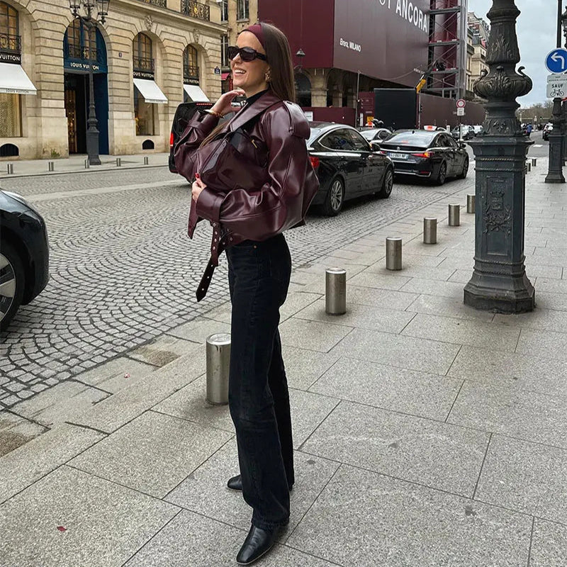 JOAN I VESTE EN CUIR