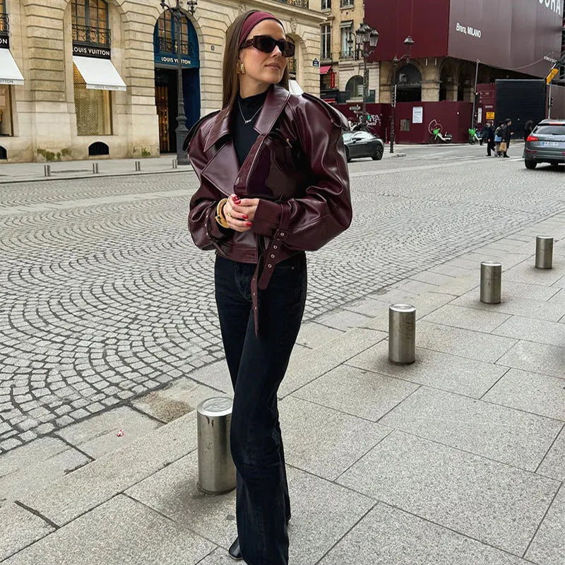 JOAN I VESTE EN CUIR