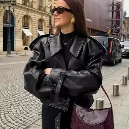 JOAN I VESTE EN CUIR