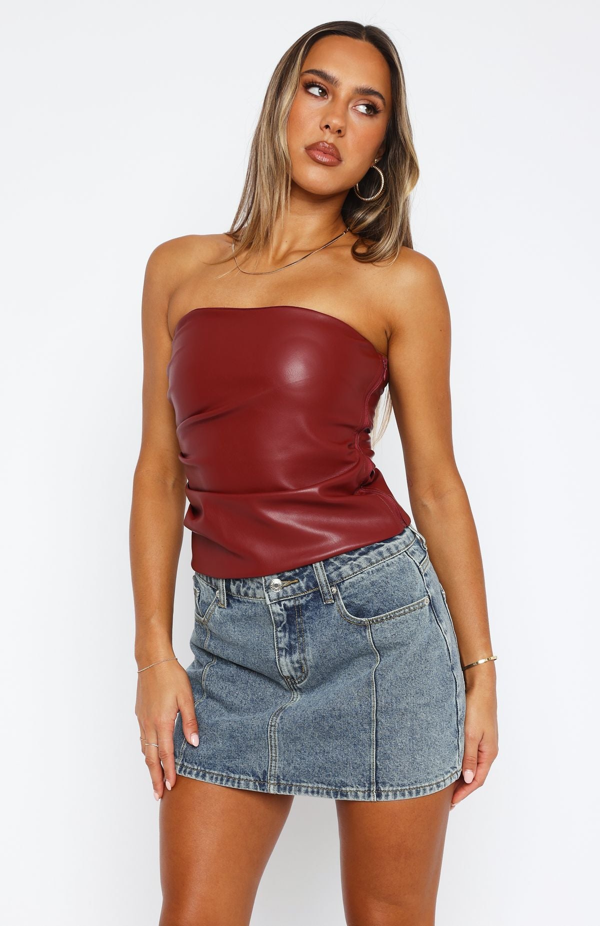 LAETITIA I TANK EN CUIR