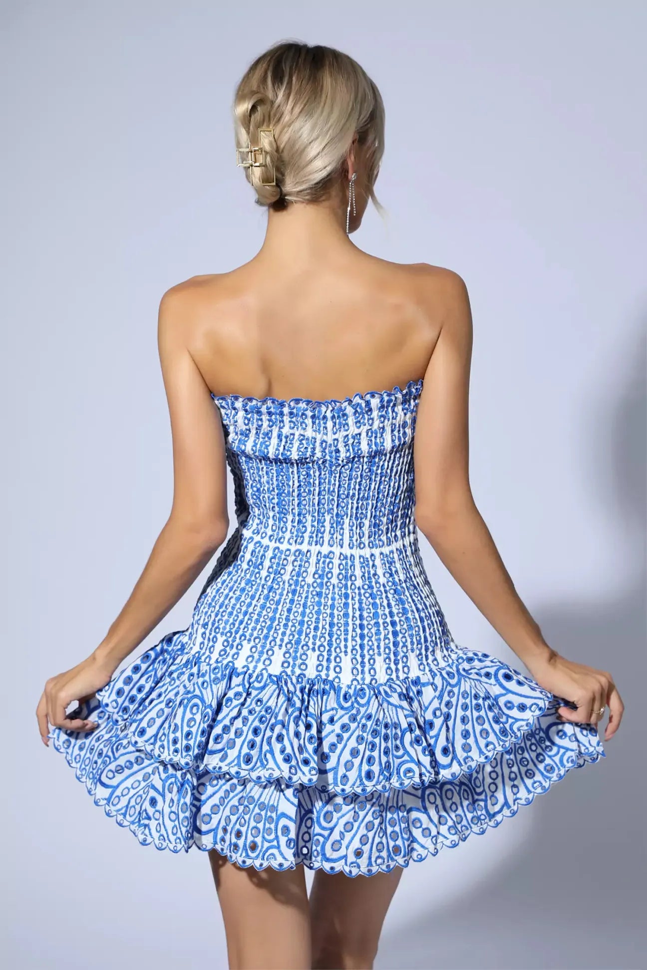 ESTHER | ROBE MINI À VOLANTS