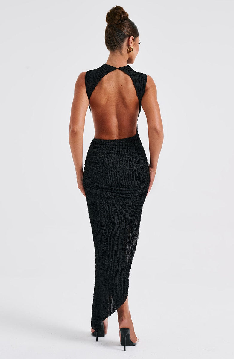 Lana | Robe Fendue Dos nu Ajustée