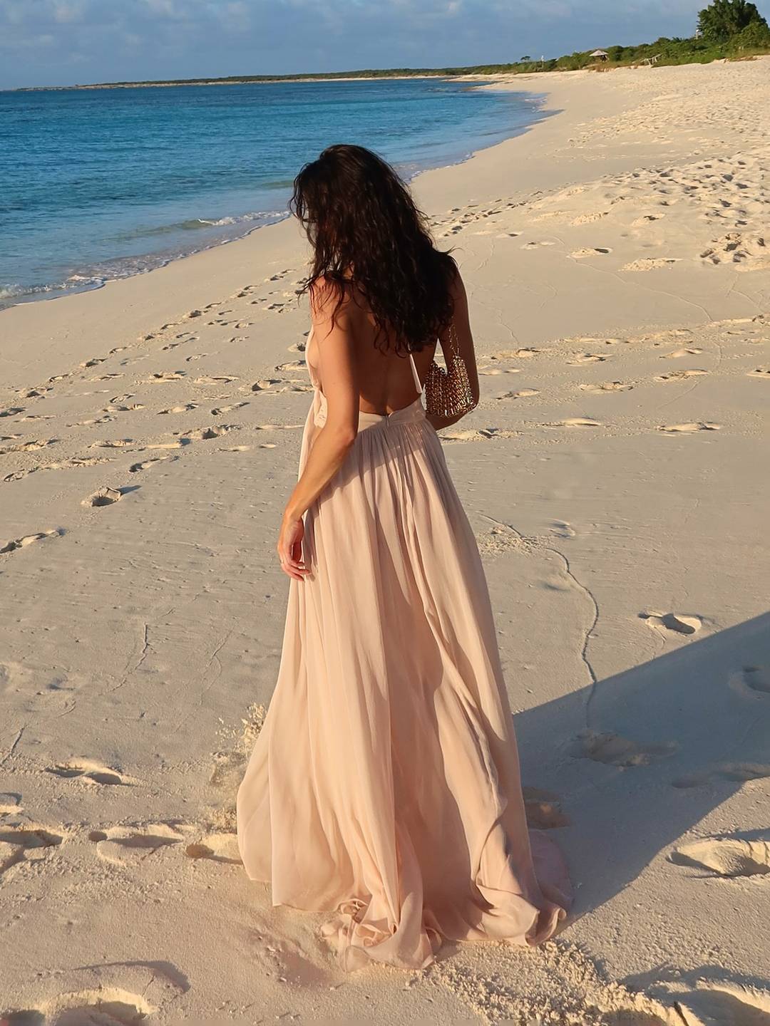 Camille | Robe Longue Dos Nu Drapée