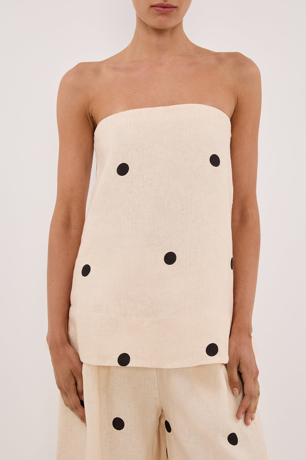 Leane | Ensemble Haut Bustier et Pantalon Large