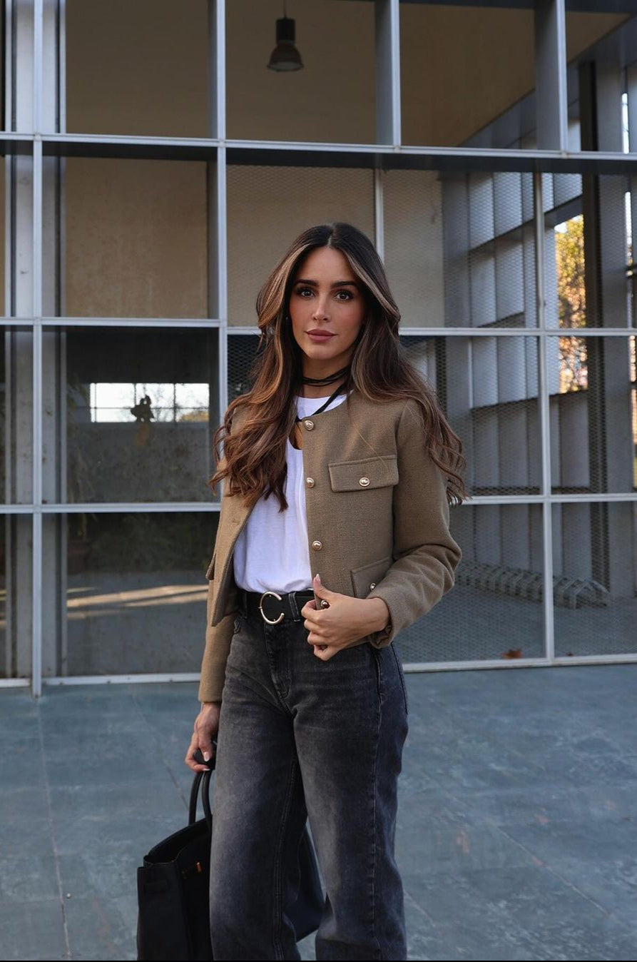 Camille | VESTE CROPPED VINTAGE