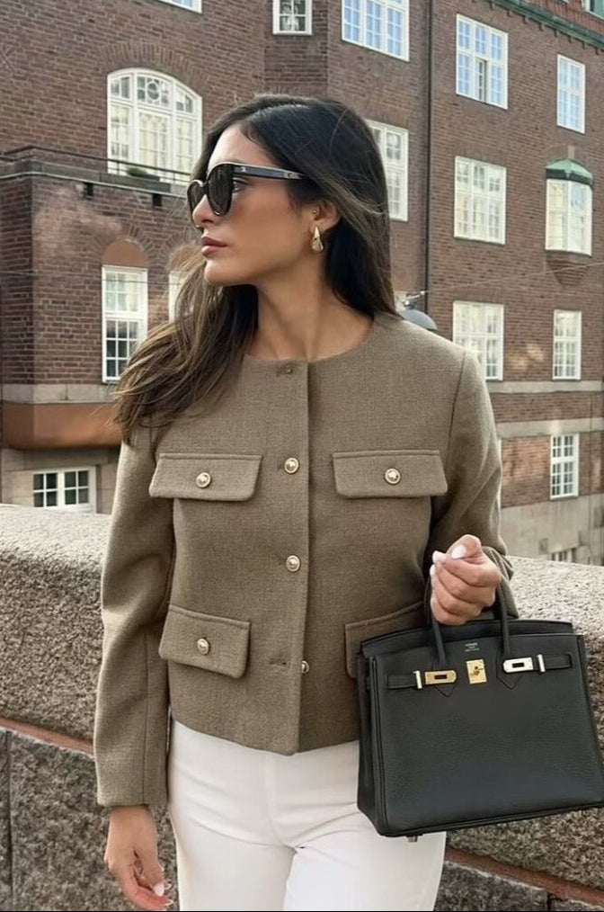 Camille | VESTE CROPPED VINTAGE