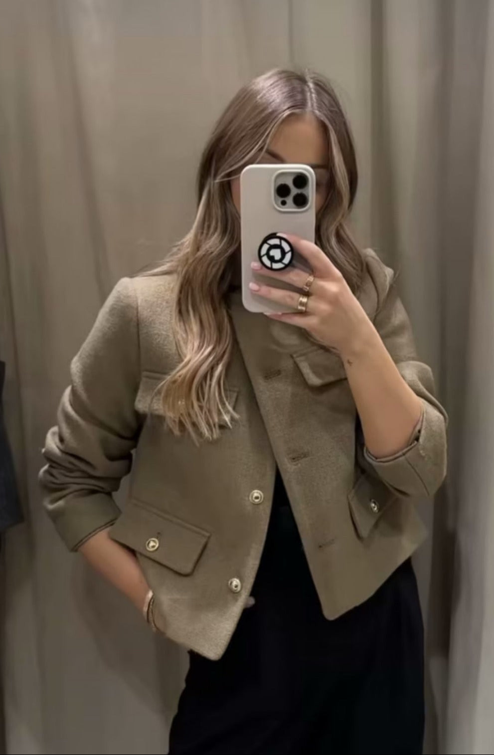 Camille | VESTE CROPPED VINTAGE