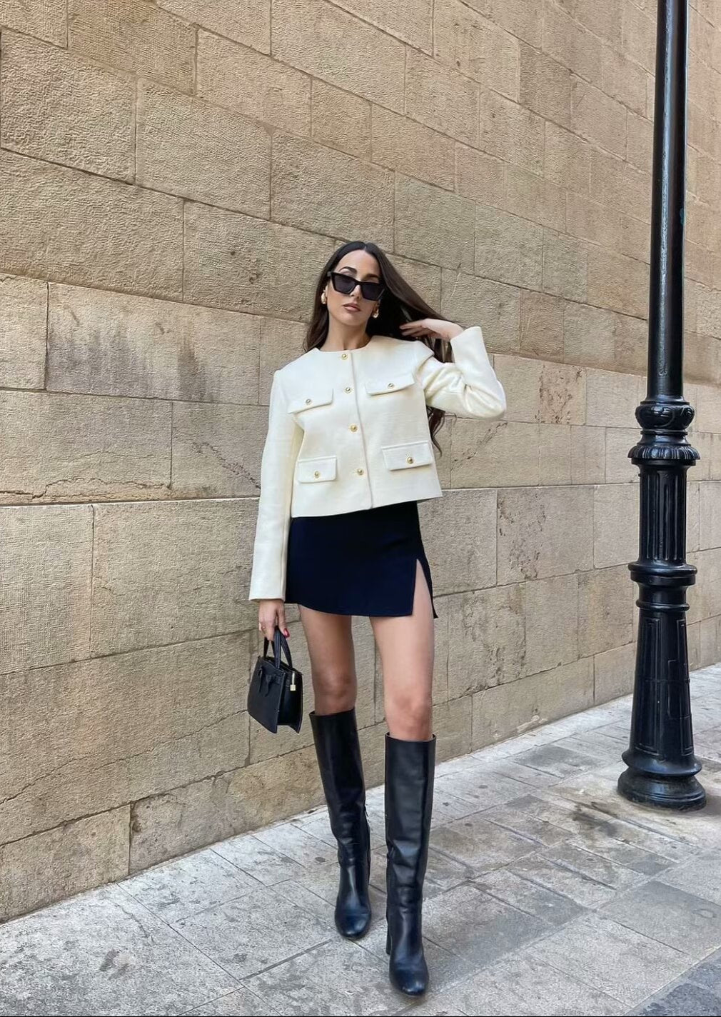 Camille | VESTE CROPPED VINTAGE