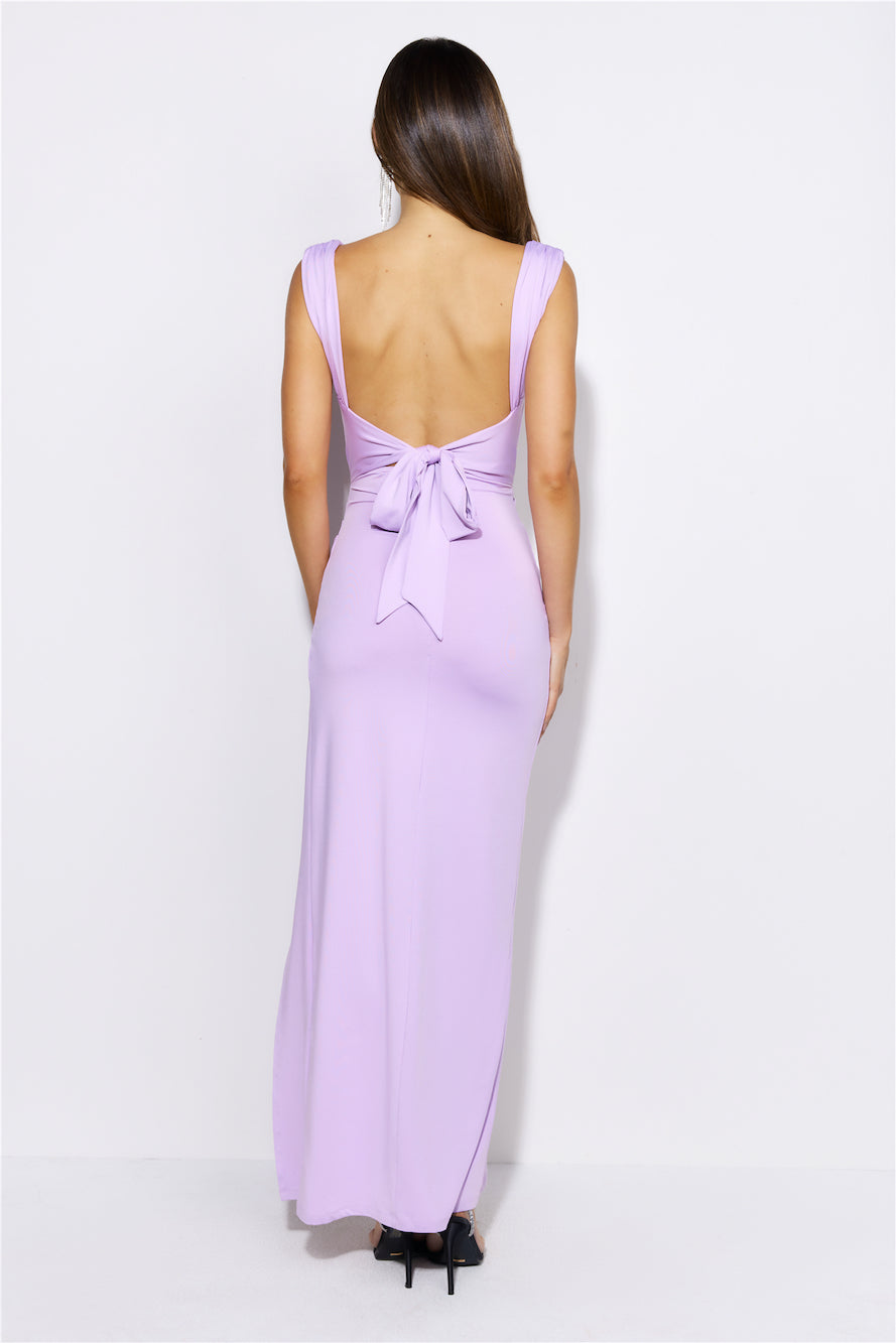 Yuna | Robe Longue Dos Nu Fendue