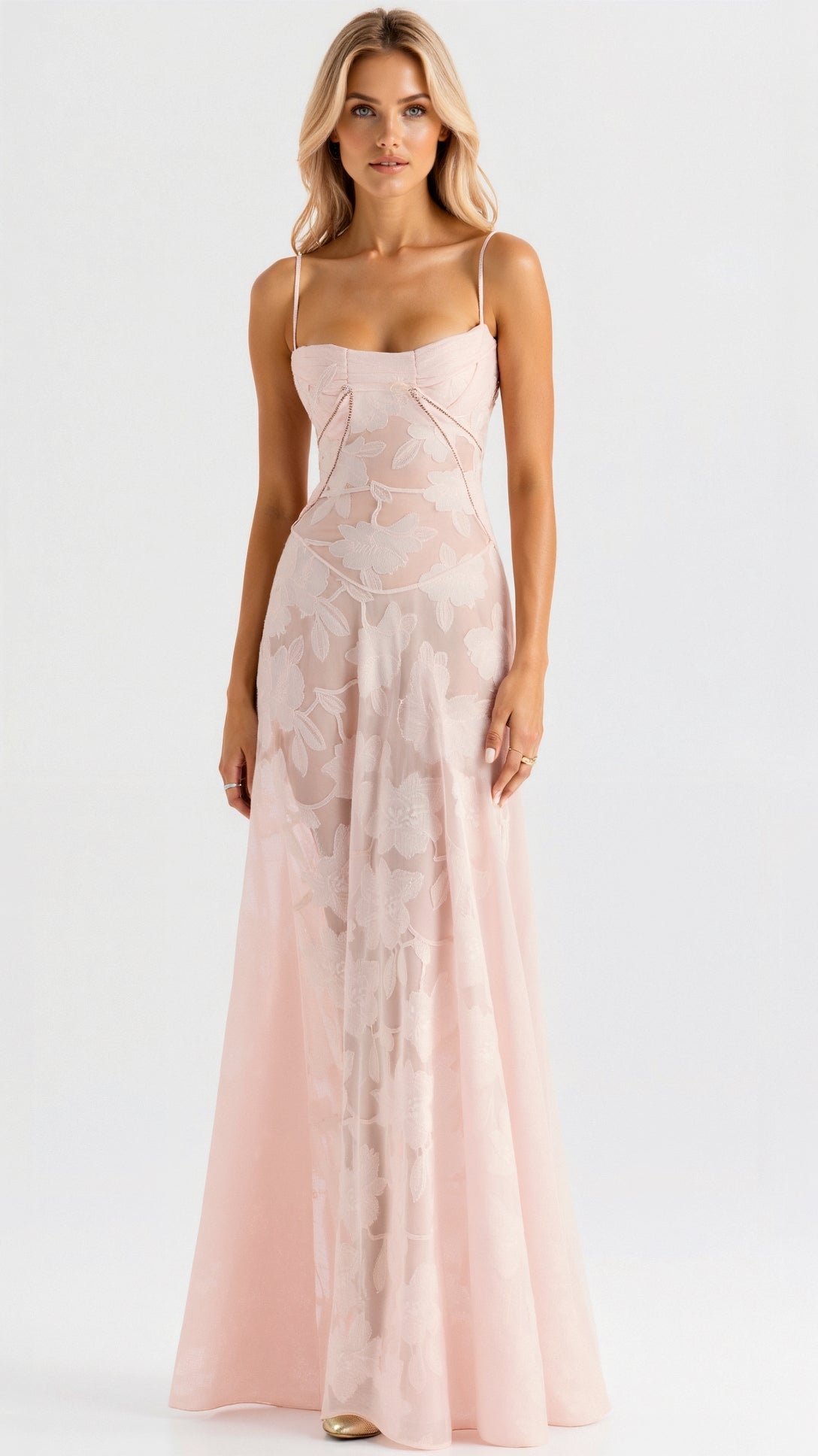 Naya | Robe Longue Bretelles Fines