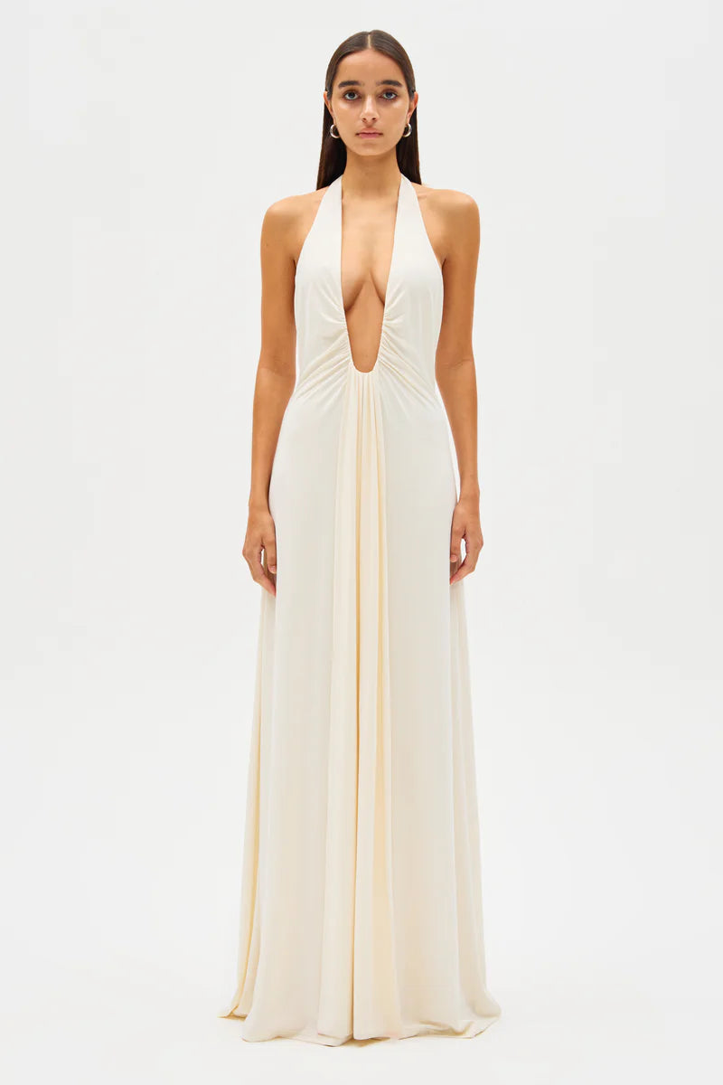 Naya | Robe Longue Col v Plongeant