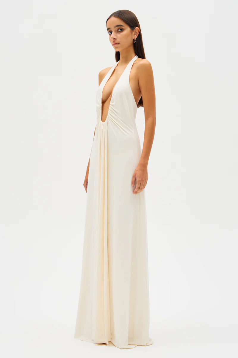 Naya | Robe Longue Col v Plongeant